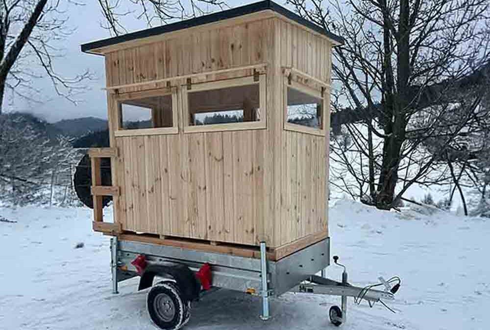 Fahrbare Schlafkanzel